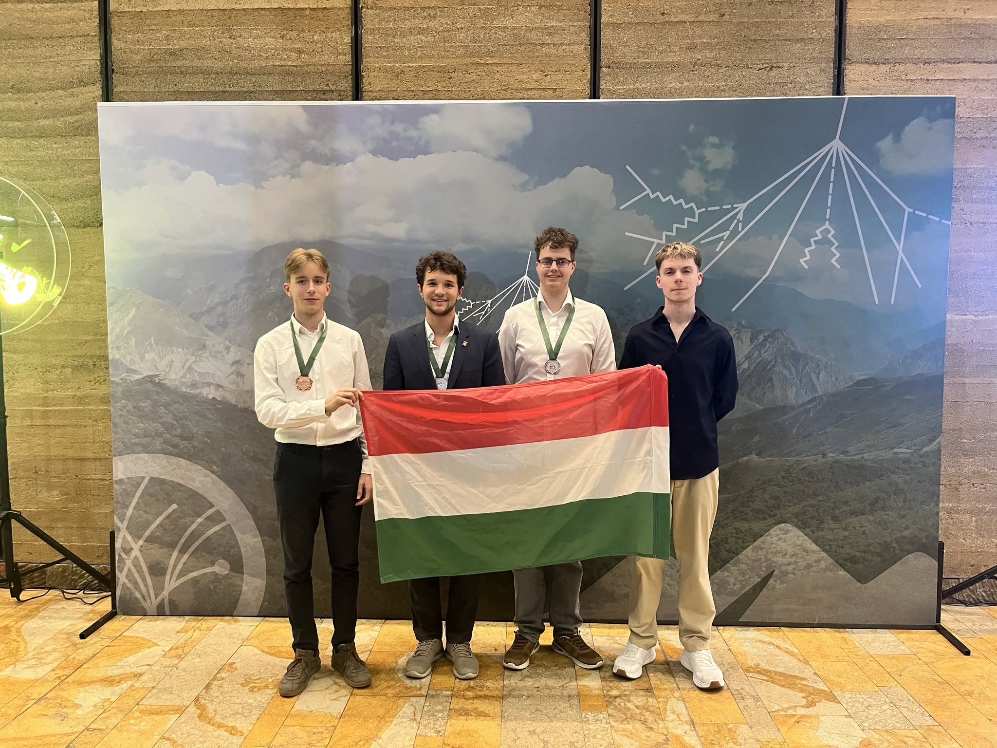 a magyar csapat